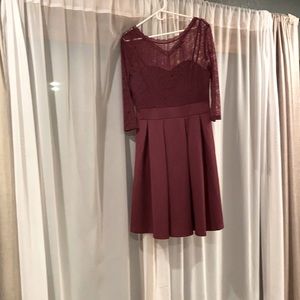 Vintage 2/3 sleeve lace dress